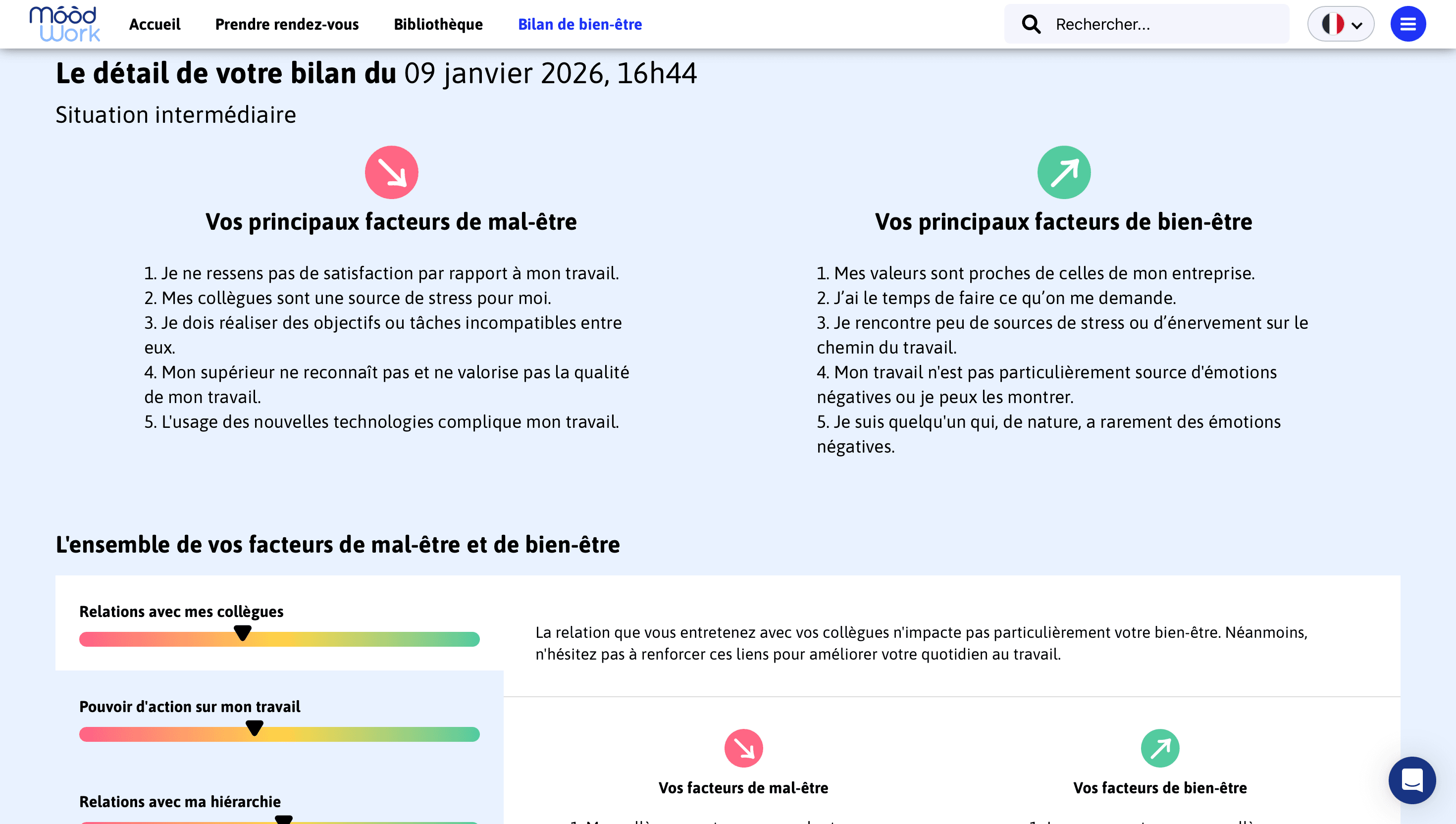 Diagnostics scientifiques